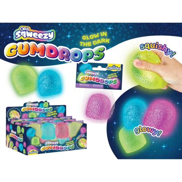 Sqweezy Gumdrops Glow in Dark