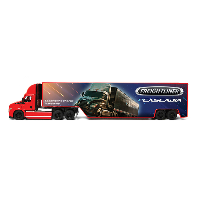 13" FREIGHTLINER ECASCADIA W/CONTAINER
