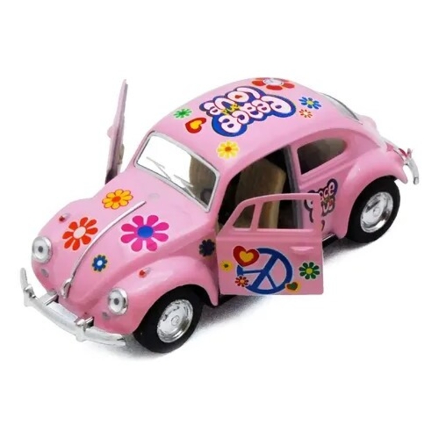 5" 1967 VW CLASSICAL BEETLE -ALL PINK