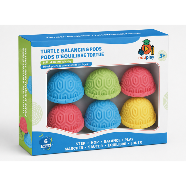 Turtle Balancing Pods, Set of 6