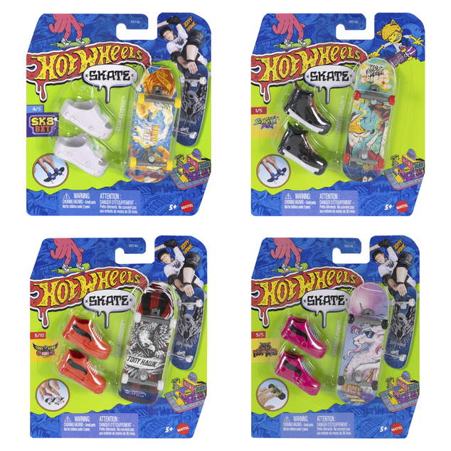 HW Skate Fingerboard + Shoe Asst