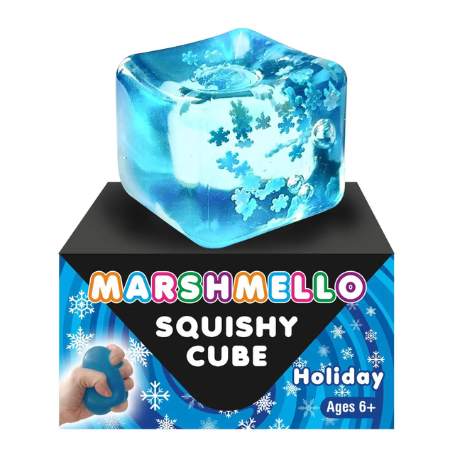 Marshmello Squishy Holiday Cube