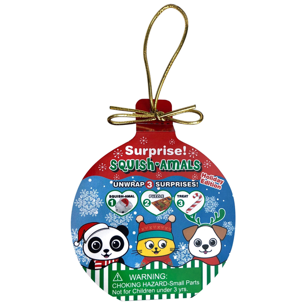 Surprise Squish-Amals Ornament