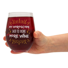 Horoscope Wine Glass