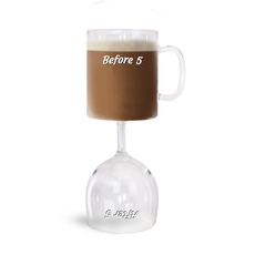 The Before And After 5 Coffee Wine Glass Disco