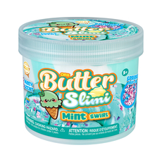 Butter Slimi Mint Swirl  Slime