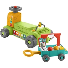 Laugh & Learn 4-In-1 Farm To Market Tractor Ride-On Learning Toy