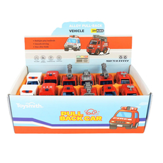 Alloy Alley Med. Diecast P/B Rescue Vehicle Asst.