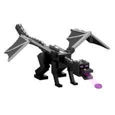 Ender Dragon Action Figure With 10 Discs, 20-inch Wingspan