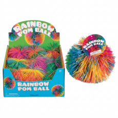 Rainbow Pom Ball