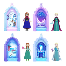 Frozen Small Doll Reveal Pop Up Ice Castle Asst