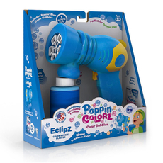 PoppinColorz Eclipz Bubble Blaster - BLUE