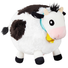 Mini Squishable Black and White Cow
